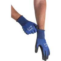 Eco-Friendly Stretch Cut-Resistant Gloves, Size 7, 18 Gauge, Polyurethane Coated, Stainless Steel/HPPE/RPET Shell, ASTM ANSI Level A5 Fastek