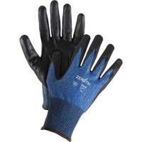 Lightweight High-Dexterity Cut-Resistant Gloves, Size 7, 18 Gauge, Foam Nitrile Coated, Stainless Steel/HPPE/Tungsten Shell, ASTM ANSI Level A9 Fastek