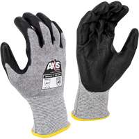 RWG566 AXIS Cut Protection Touchscreen Work Glove, Size X-Small, 18 Gauge, Polyurethane Coated, Stainless Steel/HPPE Shell, ASTM ANSI Level A5/EN 388 Level E Fastek