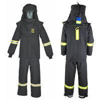 TCG Medium Arc Flash Coat Kit with Escape Strap, 75 cal/cm² Fastek