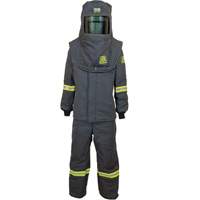 TCG Large Arc Flash Coat Kit, 140 cal/cm² Fastek