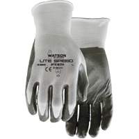 389 Stealth Lite Speed Gloves, X-Small, Nitrile Coating, Polyester Shell Fastek