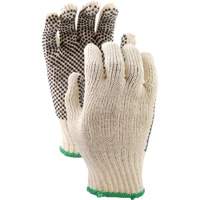 417 PVC Dotted String Knit Gloves, Poly/Cotton, Single Sided, Small Fastek