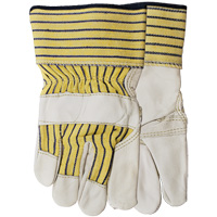 Poor Boy Gloves, One Size, Grain Cowhide Palm Fastek