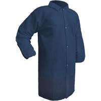 Care Lab Coat, Polypropylene, Medium, Blue Fastek