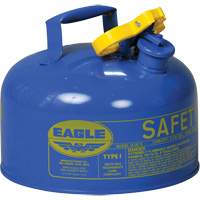 Safety Can for Kerosene, Type I, Galvanized Steel, 2 US gal., Blue, FM Approved/UL/ULC Listed Fastek