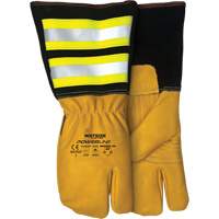 Powerline One-Finger Water-Resistant Mitt, Leather, Medium Fastek