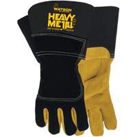 Black Velvet Winter Heavy Metal Welding Gloves, Size Small, Split Elkhide Shell, ASTM ANSI Level A5 Fastek