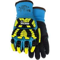 9393TPR Stealth Black Ops Winter Impact Gloves, Small, Foam Latex Palm, Knit Wrist Cuff Fastek