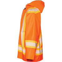 R804 Hurricane Rain Jacket, Small, High Visibility Orange Fastek