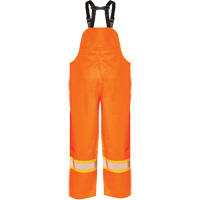 R805 Hurricane Bib Pants, Small, High Visibility Orange Fastek