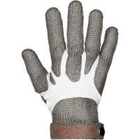 Gants en maille m&eacute;tallique MMG conformes aux normes alimentaires, Taille 2T-petit, Enveloppe en Acier inoxydable, ASTM ANSI niveau A9 Fastek