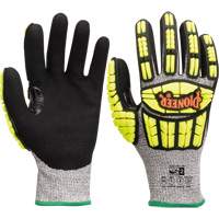 Cut and Impact-Resistant Gloves, Small, Synthetic Palm, Knit Wrist Cuff Fastek