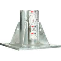 DBI-SALA&reg; Confined Space Floor Mount Base, Galvanized Fastek