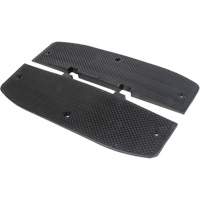 Embouts d'extr&eacute;mit&eacute;s pour bosse de d&eacute;c&eacute;l&eacute;ration, Caoutchouc, 2' lo x 16" la x 1-1/4" h Fastek