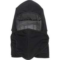 Pioneer 766A Flame-Resistant Quilted Hard Hat Liner with Detachable Mouthpiece, Black/Grey, Cotton/FR-Tech&reg;/Modacrylic/Nylon Fastek