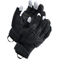 X-Site&reg; Impact Trigger Finger Gloves, Suede Palm, Size X-Small Fastek