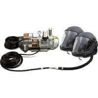 2-Worker DEFENDER Supplied Air Shield & Helmet System Fastek