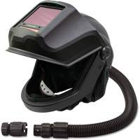 DEFENDER Supplied Air Respirator Shield & Flip-Front Welding Helmet with ADF & No Flow Valve, Universal, Facepiece Fastek