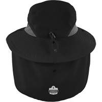 Chill-Its 8934 Ranger Hat with Neck Shade, Small/Medium, Black Fastek
