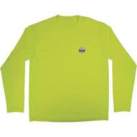 Chemise de refroidissement &agrave; manches longues avec protection solaire et UV Chill-Its 6689, Jaune lime haute visibilit&eacute;, Petit Fastek