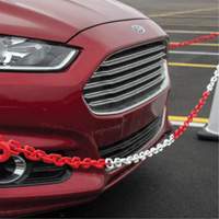 Bicolour Plastic Barrier Chain, Green/White Fastek