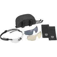 Ensemble de lunettes de s&eacute;curit&eacute; Combat, Lentille Transparent/Cuivre/Fum&eacute;e, Antibu&eacute;e/Anti-&eacute;gratignures, ANSI Z87+ Fastek