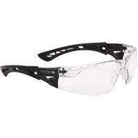Rush+ Small BSSI Safety Glasses, Clear Lens, Anti-Fog/Anti-Scratch, ANSI Z87+ Fastek