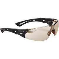 Rush+ Small BSSI Safety Glasses, Copper/Brown Lens, Anti-Fog/Anti-Scratch, ANSI Z87+ Fastek