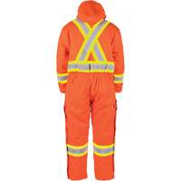 High-Visibility Lined Canvas Overalls, Small, High Visibility Orange Fastek