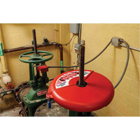 Collapsible Gate Valve Lockout Device, Wheel Type Fastek