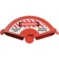 Collapsible Gate Valve Lockout Device, Wheel Type Fastek