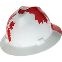 Casque de protection V-Gard &agrave; fentes s&eacute;rie Canadian Freedom, Suspension Rochet, Non ventil&eacute; Fastek