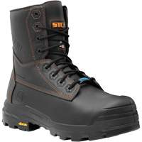 Metpro Flex Work Boots with Metguard, Leather, Size 4, Impermeable Fastek