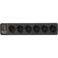 Chargeur multi-unit&eacute;s &agrave; 6 emplacements pour radio bidirectionnelle Curve Fastek