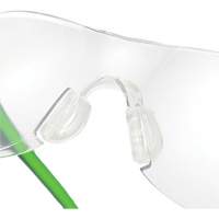 Adapt Lite Grey/Green Safety Glasses, Clear Lens, Anti-Fog/Anti-Scratch, ANSI Z87+/Meets/Exceeds CSA Z94.3 Fastek