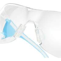 Adapt Lite Blue/White Safety Glasses, Clear Lens, Anti-Fog/Anti-Scratch, ANSI Z87+/Meets/Exceeds CSA Z94.3 Fastek