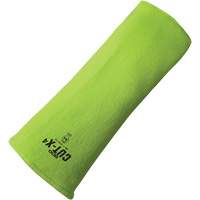 Manchette r&eacute;sistante &agrave; la coupe Cut-X, Fibre de verre/Poly&eacute;thyl&egrave;ne, 10", ASTM ANSI niveau A4, Lime haute visibilit&eacute; Fastek