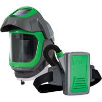 Masque de respirateur Z-Link avec joint de visage, visi&egrave;re & montage &agrave; ceinture, Respirateur &agrave; masque/Masque de soudage, Pile Lithium-ion Fastek