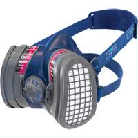 Respirateur Elipse &agrave; profil bas OV/P100 NIOSH avec filtres de rechange, &eacute;lastom&egrave;re/Thermoplastique, Petit/Moyen Fastek