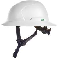 V-Gard H2&reg; Full Brim Safety Helmet, Ratchet Suspension, Non-Vented Fastek