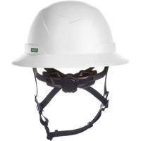V-Gard H2&reg; Full Brim Safety Helmet, Ratchet Suspension, Non-Vented Fastek