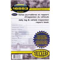 Carnet bilingue de registre quotidien et de rapport d'inspection de v&eacute;hicule Fastek