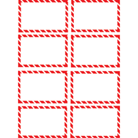 &eacute;tiquettes SIMDUT 800/pqt, Papier, Rouleau, 2-3/4" lo x 4-1/4" la Fastek