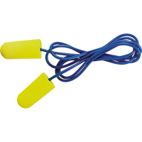 E-A-Rsoft Metal Detectable Earplugs, Corded, Regular, Bulk - Polybag, 32 NRR dB SAF802 | Fastek