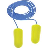 E-A-Rsoft Yellow Neon Earplugs, Bulk - Polybag, Corded Fastek