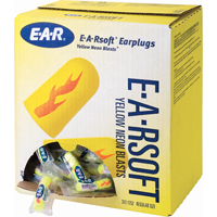 E-A-Rsoft Yellow Neon Blasts Earplugs, Bulk - Polybag SJ427 | Fastek