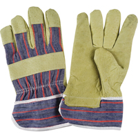 Abrasion-Resistant Comfort Fitters Glove, Large, Grain Pigskin Palm, Cotton Inner Lining Fastek