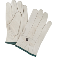 Gants de cordeur d'usage standard, Moyen, Paume Cuir fleur de vache Fastek