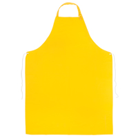 PVC Apron, PVC, Yellow, 35" W x 45" L Fastek